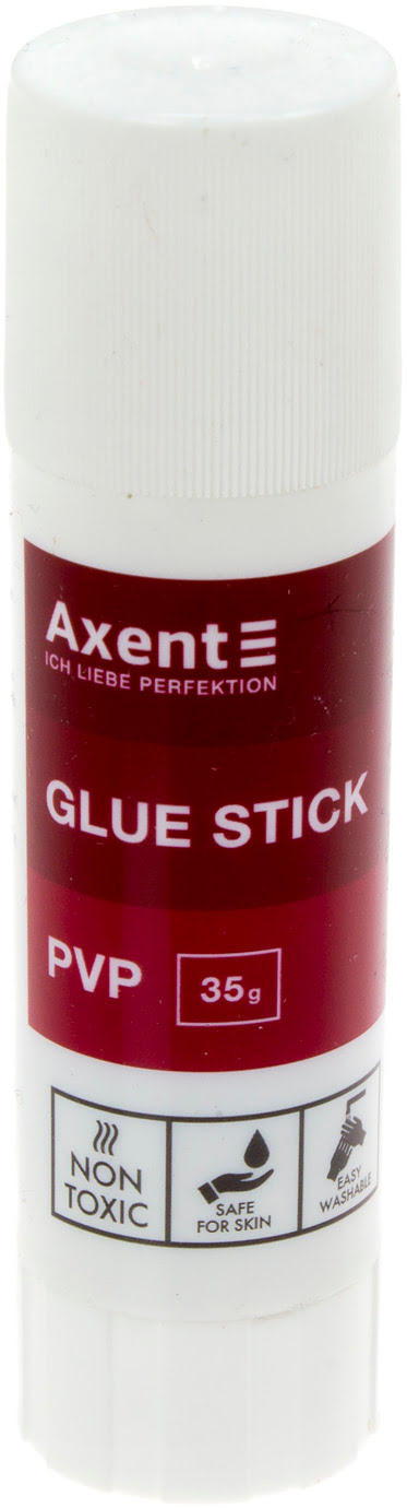 Клей-олівець "Axent" №7114 35гр PVP(12)(324) — фото товару | Канцелярський Сад