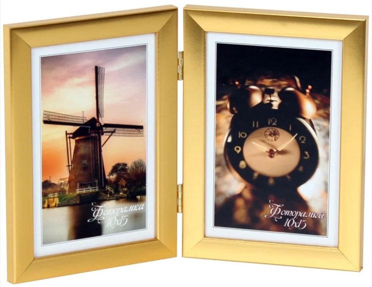 Фотоколаж 10х15 №2-9118 2в1 золото металік — фото товару | Канцелярський Сад