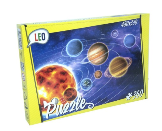 Пазли Лео 360ел. Сонячна система,32х22х4,5см №207-9/Strateg/(1)(12) — фото товару | Канцелярський Сад
