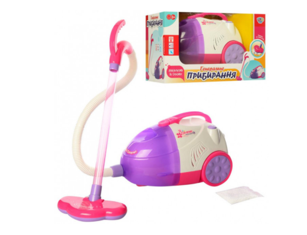 Пилосос ігр-ий 26см,шланг,пінопластові кульки,звук,на бат-ці,в кор-ці,36х21х20см №A5912 — фото товару | Канцелярський Сад