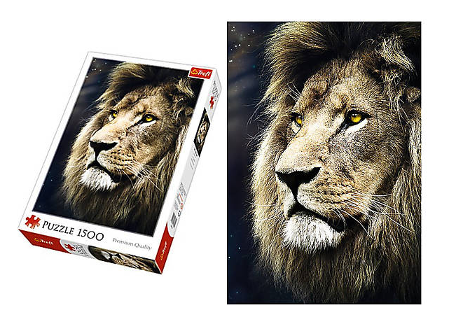 Пазли Trefl 1500ел. Портрет лева №26139(8) — фото товару | Канцелярський Сад