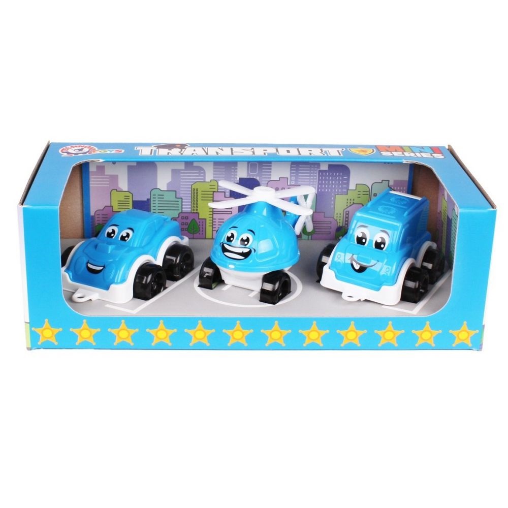 Набір Транспорт "Міні" 3шт в кор-ці №5804/Технокомп/(10) — фото товару | Канцелярський Сад