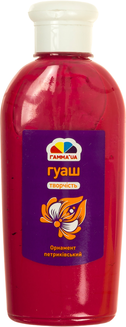 Гуашева фарба "Гамма UA" Творчість 250мл рожева №403220 (10) — фото товару | Канцелярський Сад