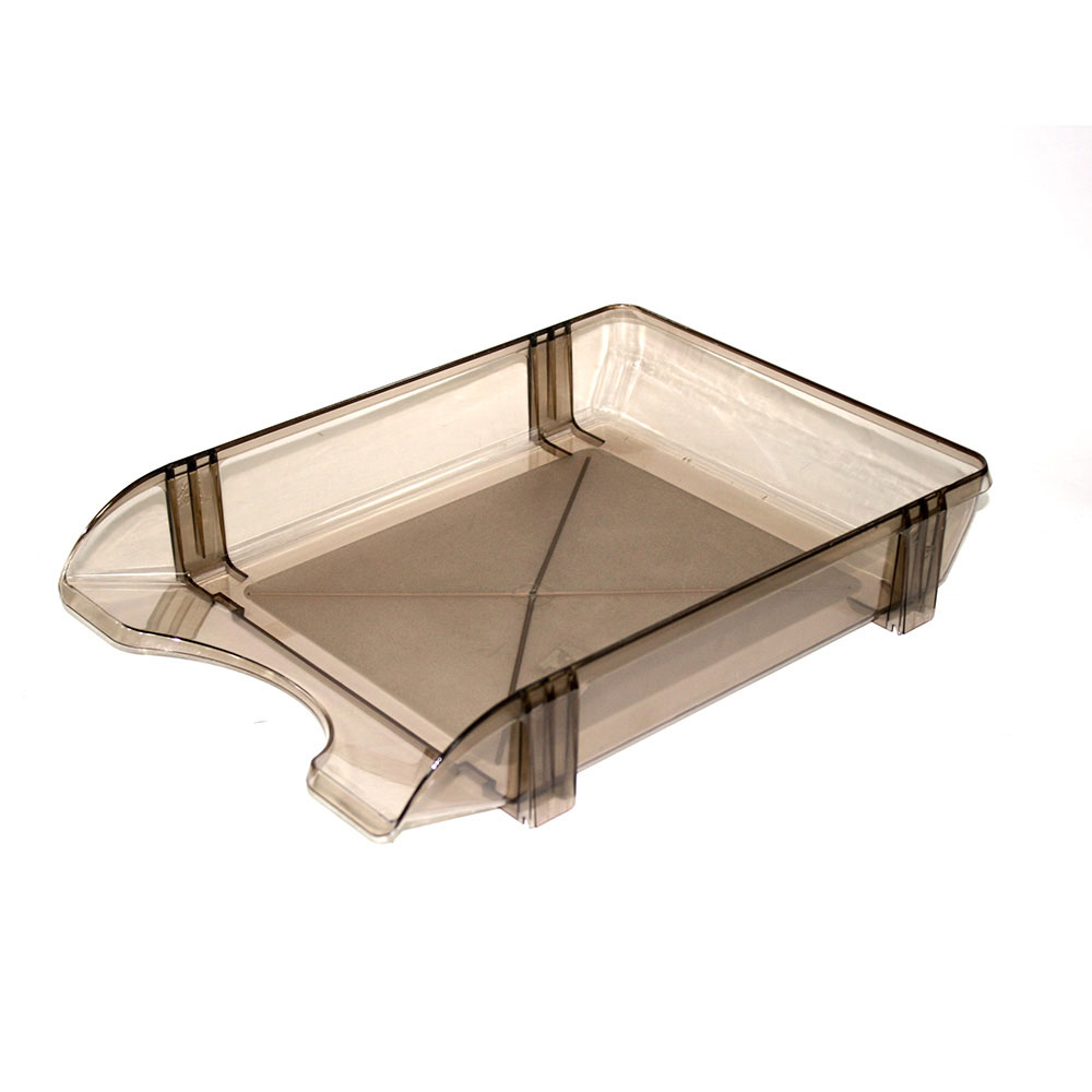 Лоток горизонт. "КіП" №ЛГ-06 димчастий(1)(14) — фото товару | Канцелярський Сад