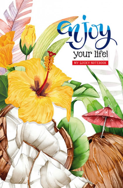 Блокнот А6 64арк. кліт. мат. лам. №9036/БК211/10/19356/Мандарин/(10) — фото товару | Канцелярський Сад