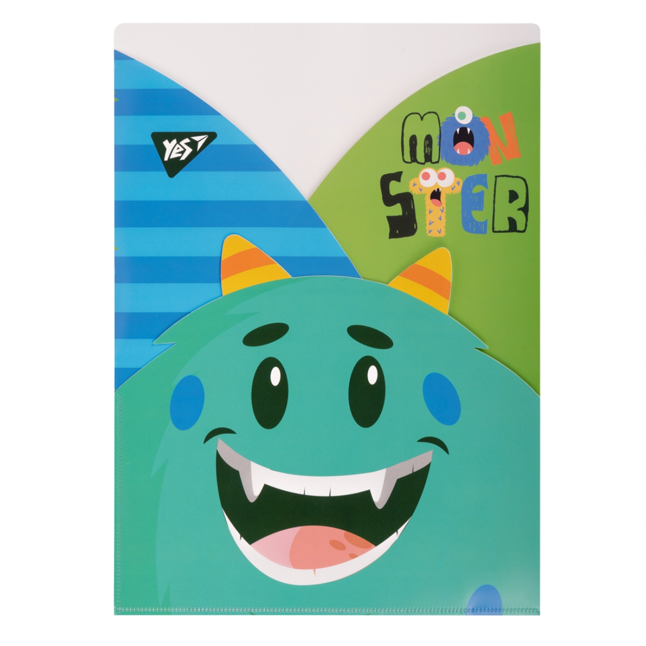 Папка-куточок "Yes" Monsters №491941 А4 3відд.(10) — фото товару | Канцелярський Сад