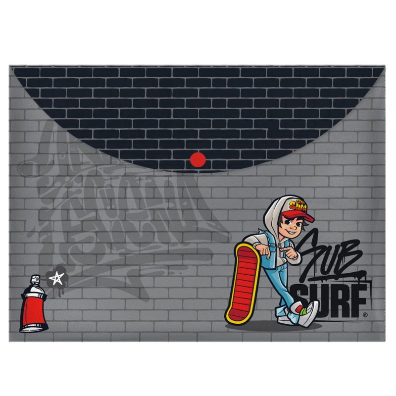 Папка-конверт "Yes" №491757 А4 SubSurf на кнопці(12)(60)(120) — фото товару | Канцелярський Сад