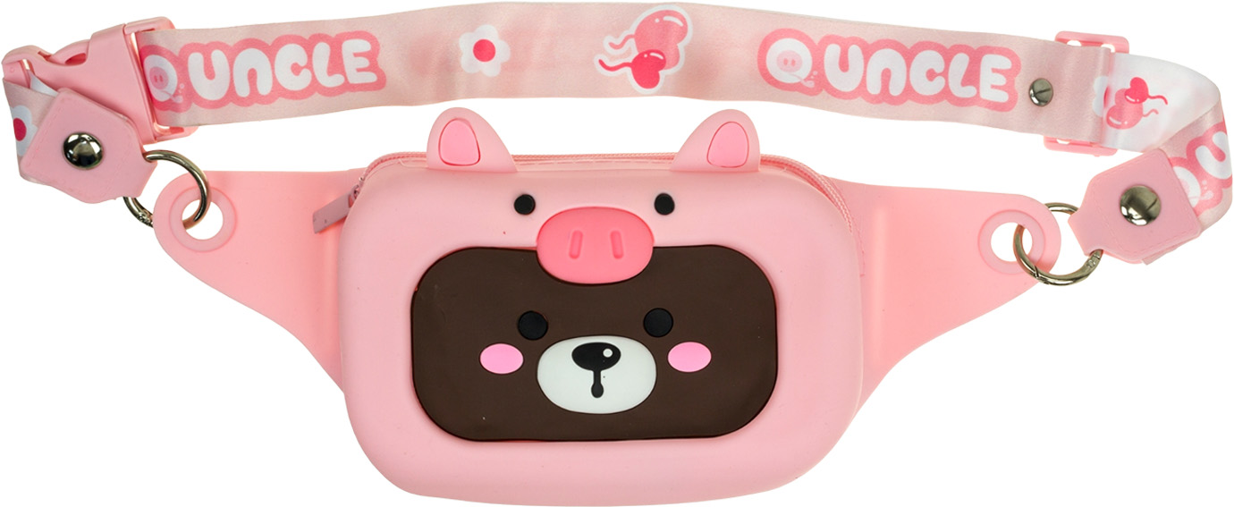 Сумка на пояс 19х11х4см,тваринка,силікон,4вида,в кульку,20х14х5см №GJ03(30) — купити | Канцелярський Сад