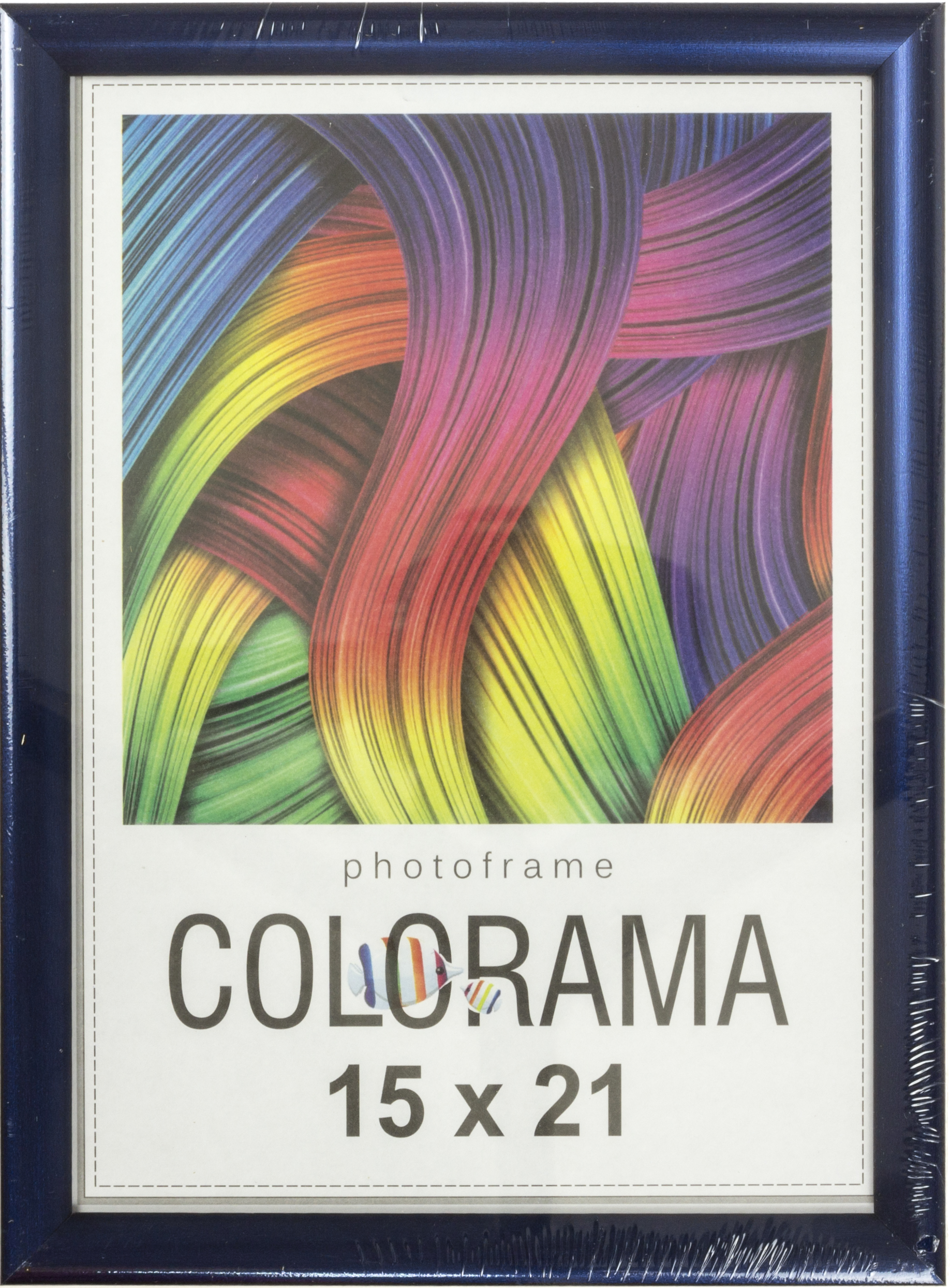 Фоторамка "LA-NEW Colorama" 15х21 blue metallic(24) — фото товару | Канцелярський Сад