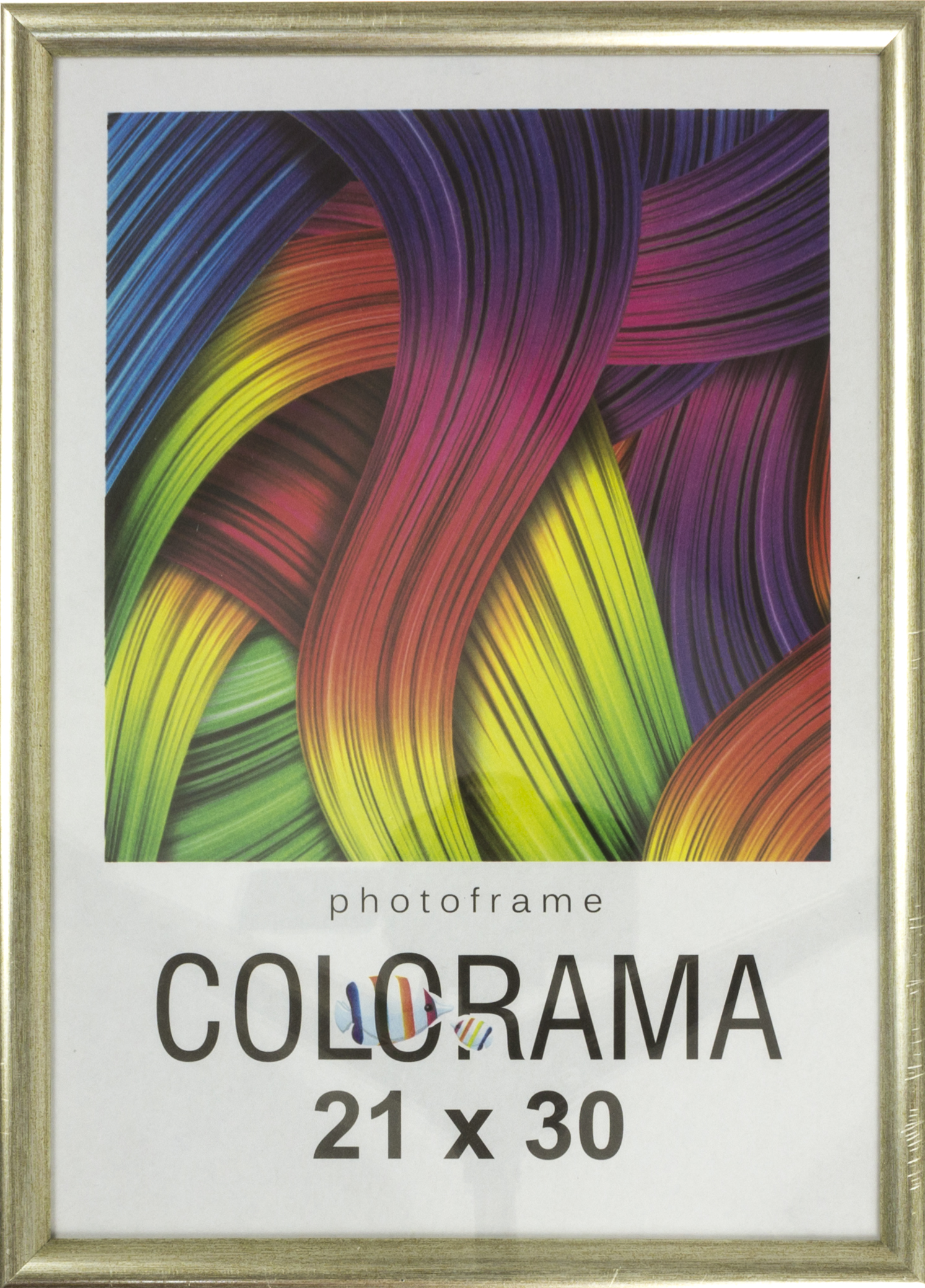 Фоторамка "LA-NEW Colorama" 21х30 45 white gold(19) — фото товару | Канцелярський Сад