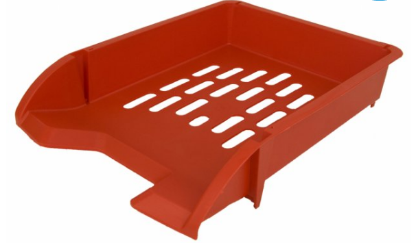 Лоток горизонт. "Арніка" №80104 червоний(10) — фото товару | Канцелярський Сад