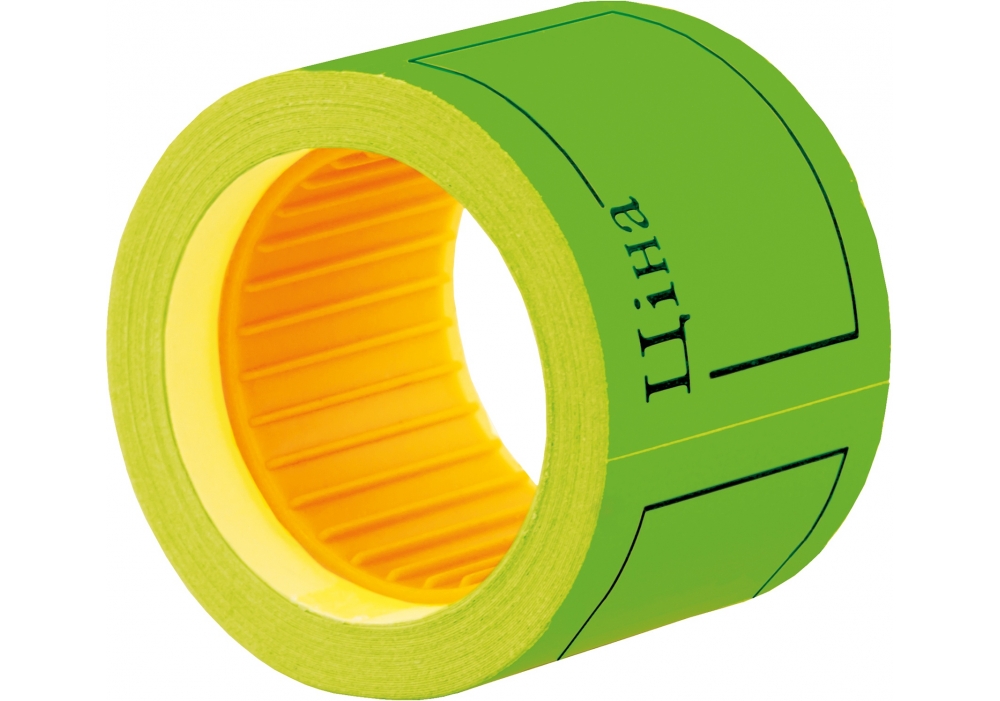 Цінник клейкий в рул. "Economix" "Ціна" 50х40мм 100шт зелений №E21307-04(5)(200) — фото товару | Канцелярський Сад