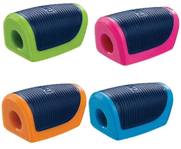 Точилка "Deli" №0520 кольор. з гумов. покрит.(36) — фото товару | Канцелярський Сад