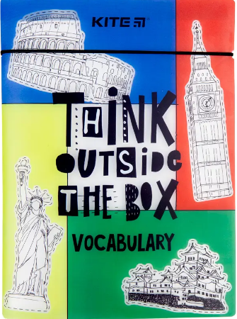 Зошит "Словник з іноземної мови" А5 24арк. пласт. обкл. №K20-356-2/Kite/ — фото товару | Канцелярський Сад
