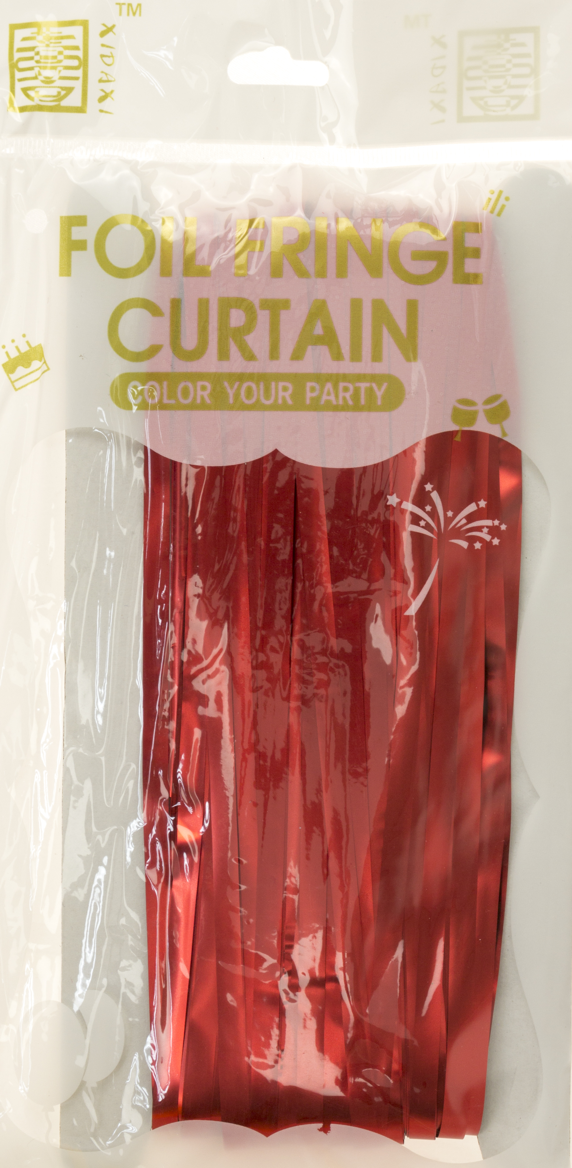 Шторка для фотозони 1х2м червона — фото товару | Канцелярський Сад