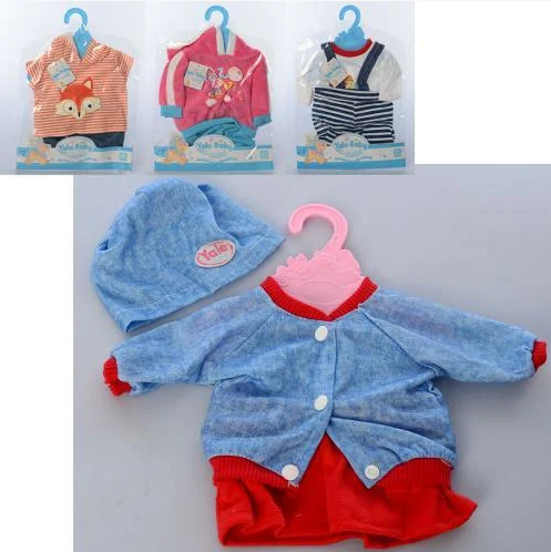 Одяг для ляльки,в кульку,22х28х1,5см,4 види №BLC96-95-79-91(48) — фото товару | Канцелярський Сад