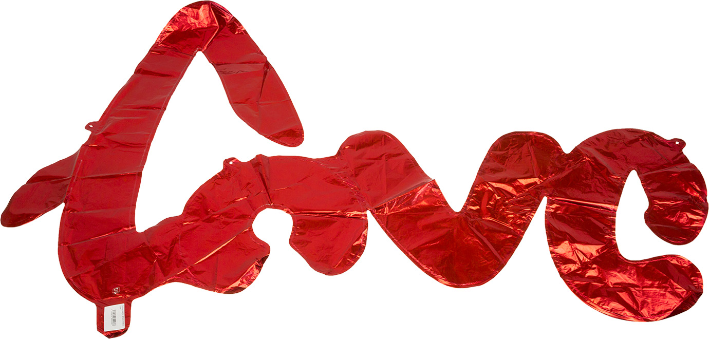 Кулька повітр. фігура плівка "Love" літери 101х101см №V-019-B(10) — фото товару | Канцелярський Сад