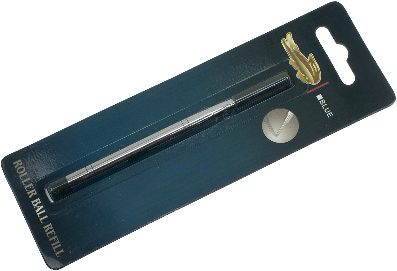 Стрижень кап. "Crocodile" 0,5мм 112мм син.(12) — фото товару | Канцелярський Сад