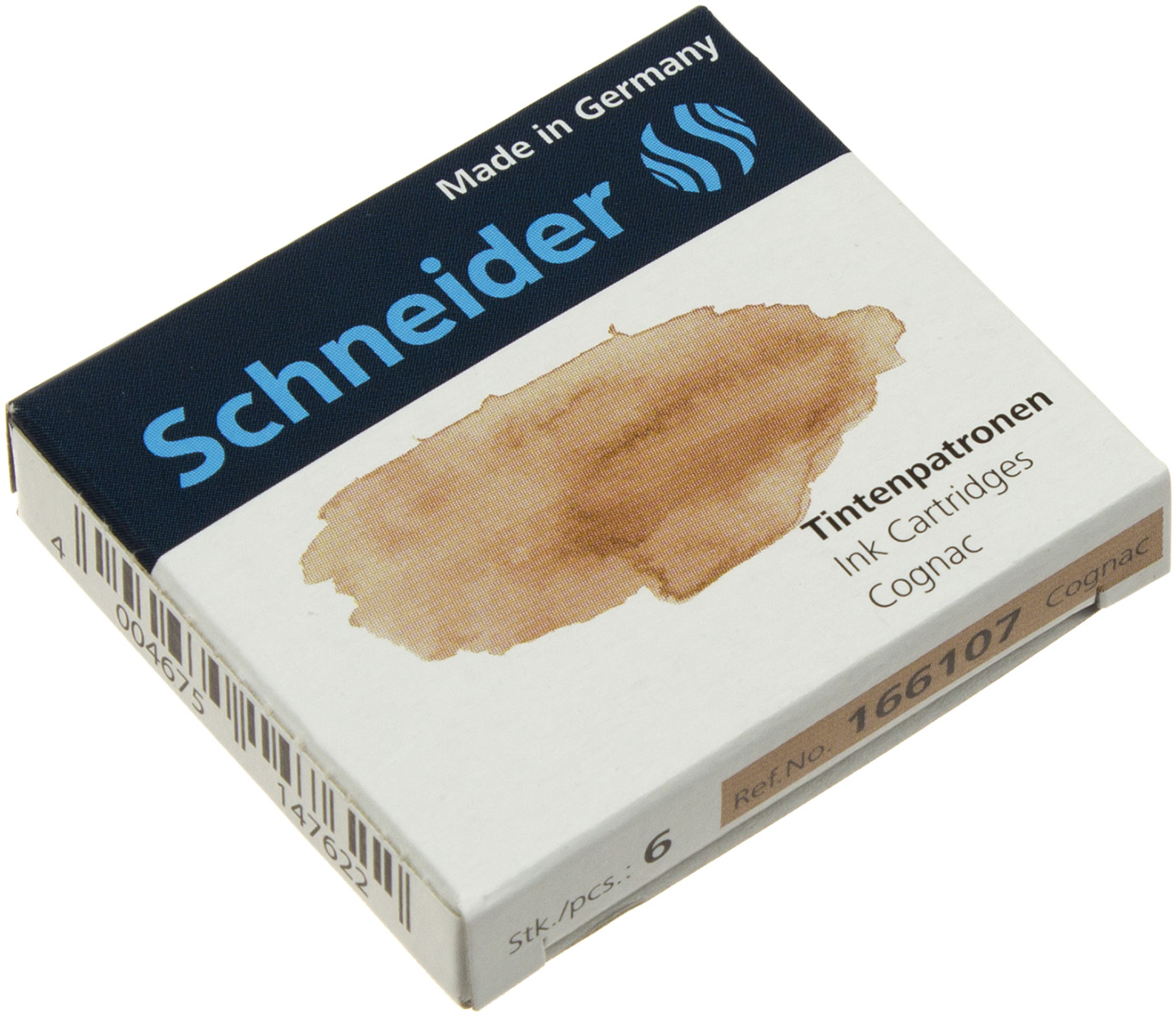 Набір капсул чорнильних "Schneider" №S166107 (6шт) коньяк(10) — фото товару | Канцелярський Сад