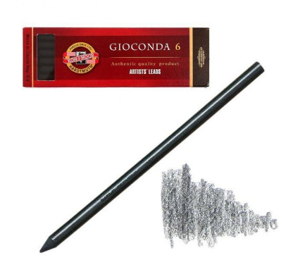 Грифель "Koh-i-noor" №4345/2 5,6мм графіт натур.,м'який(6)(144) — купити | Канцелярський Сад