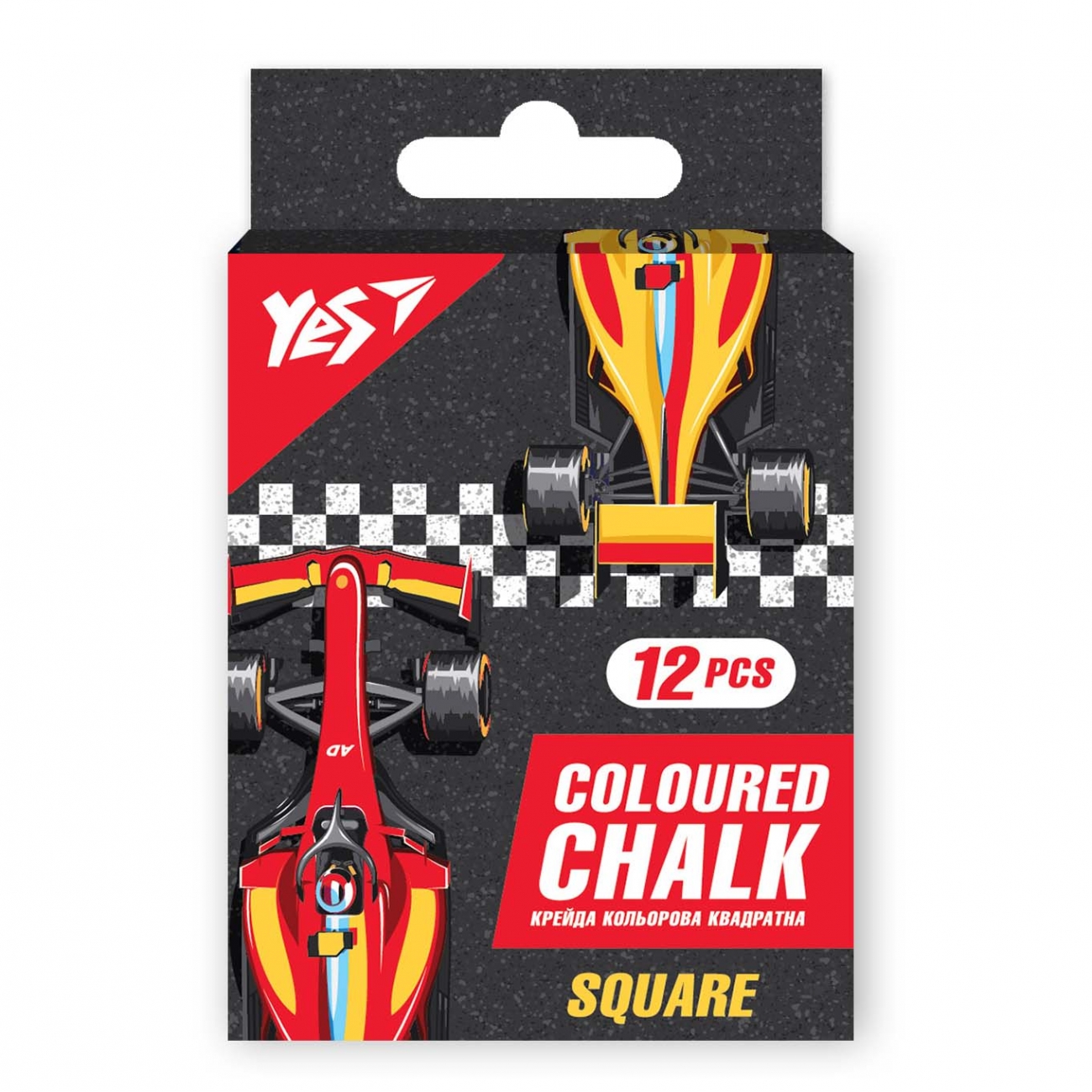 Крейда кольор. "Yes" №400470 12шт квадр. Race legend(1)(88) — купити | Канцелярський Сад