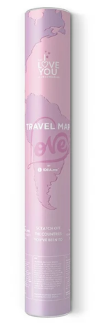 Скретч карта світу "Travel Map Love World" 60х40см в тубусі/Dream&Do/ — фото товару | Канцелярський Сад