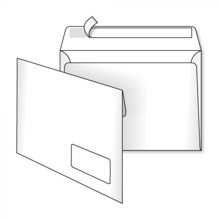 Конверт пошт. C5 (0+0) скл вікно №3544/3552(50) — фото товару | Канцелярський Сад