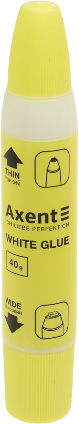 Клей ПВА "Axent" №7202-A 40г 2 аплікатора(30)(360) — фото товару | Канцелярський Сад
