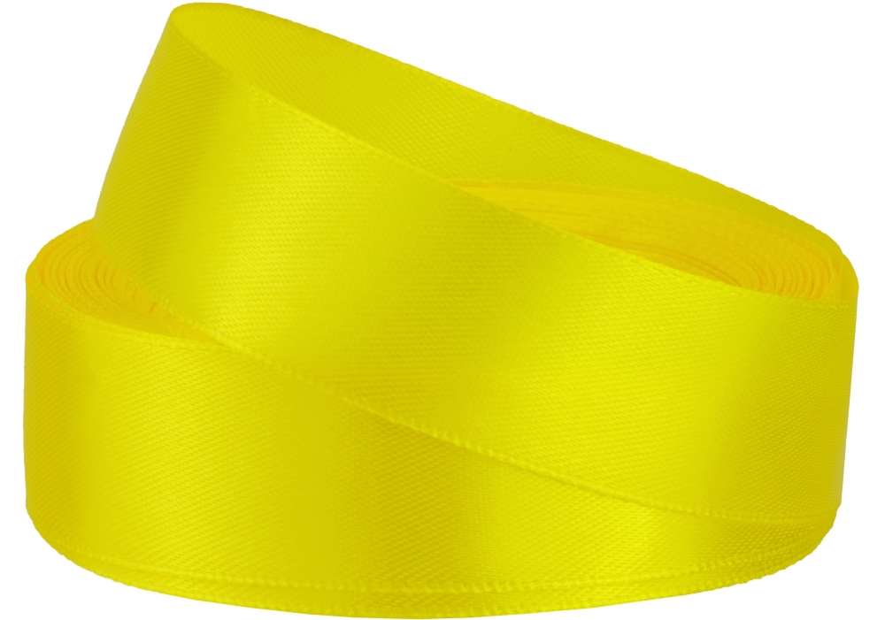 Стрічка сатін "Maxi" 2,5смх22м жовтий №MX62214-15(8) — фото товару | Канцелярський Сад