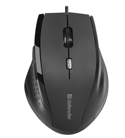 Мишка Defender Accura MM-362 6 кнопок USB black №52362 — фото товару | Канцелярський Сад