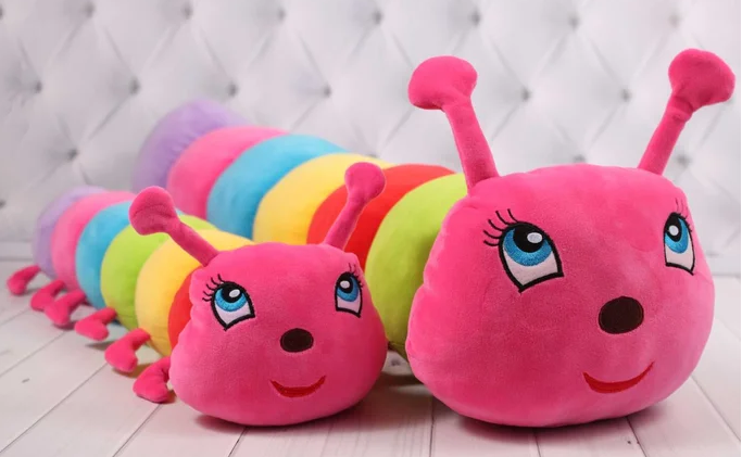 М'яка ігр. "Обіймашка Гусеничка 1" 11x9х55 №00276-2 — фото товару | Канцелярський Сад