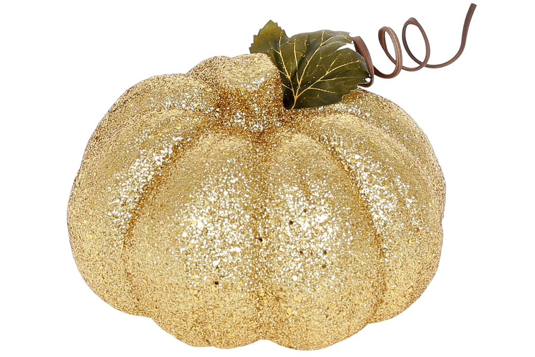 Фігурка "Гарбуз" 14,5см,золотий глітер №113-800/Bonadi/(1)(12)(48) — фото товару | Канцелярський Сад