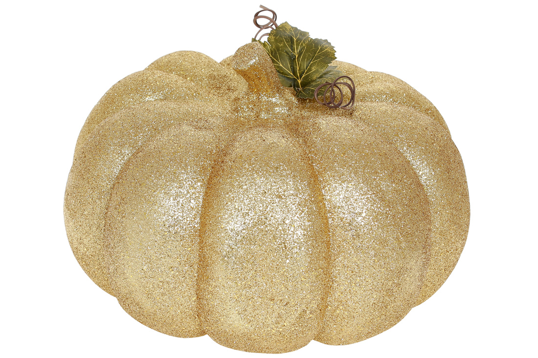 Фігурка "Гарбуз" 30см,золотий глітер №113-798/Bonadi/(1)(2)(8) — фото товару | Канцелярський Сад