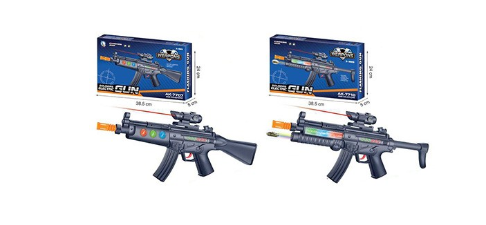 Автомат 55см,звук,світ.,лазер,в кор-ці,39х24,5х5,5см №QL-021-022(36) — фото товару | Канцелярський Сад