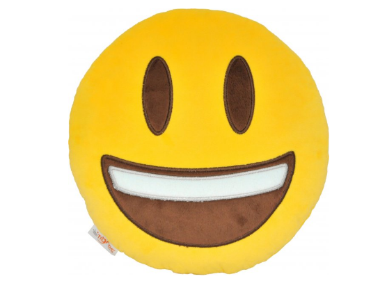 М'яка ігр. "Подушка - емоджі" Happy №ПД-0316/Тигрес/ — фото товару | Канцелярський Сад