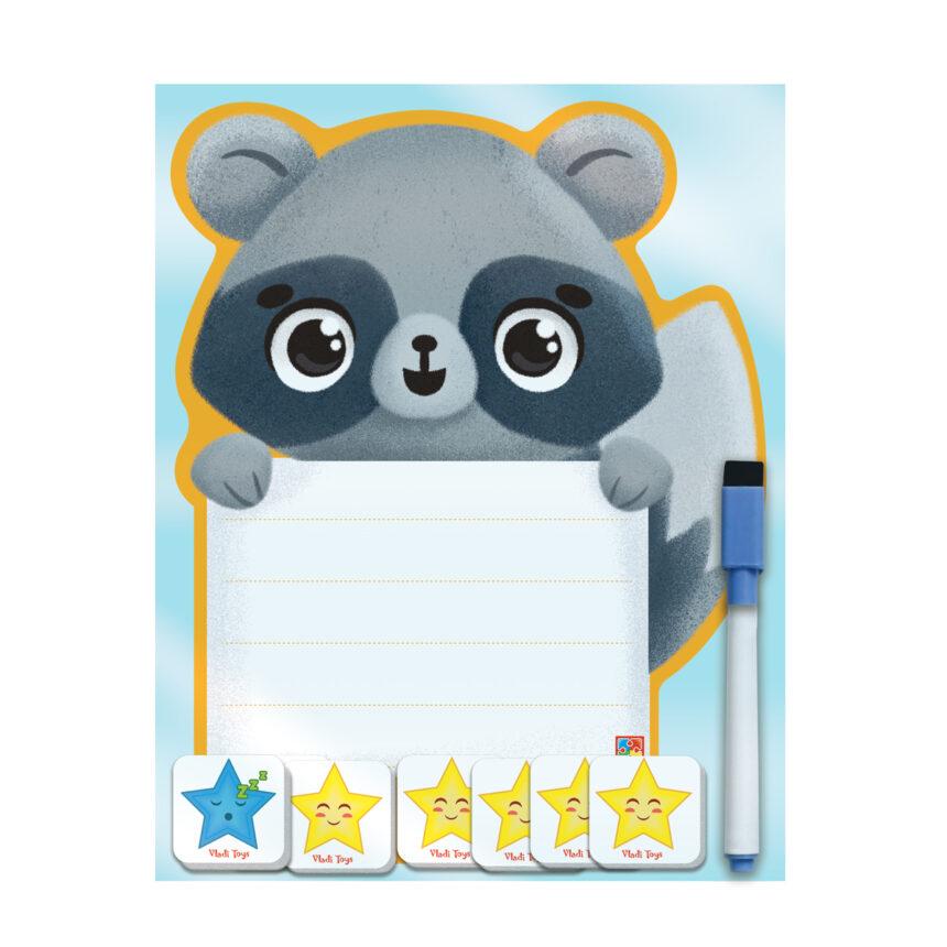 Планшет для магнітів "Єнот" з маркером №VT3601-20 — фото товару | Канцелярський Сад