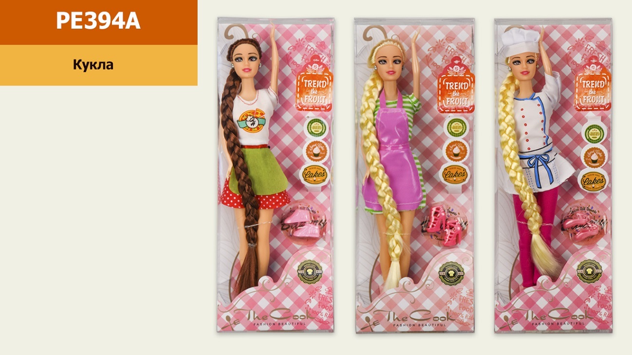 Лялька "Кухар" 29см,зі звуттям,в кор-ці,12х32х5,5см,3 види №PE394A(72)(144) КІ — фото товару | Канцелярський Сад