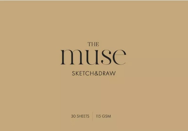 Альбом для малюв. склейка 30/115 А4 "Muse" крафт-картон №PB-GB-030-311/Школярик/(9)(54) — фото товару | Канцелярський Сад