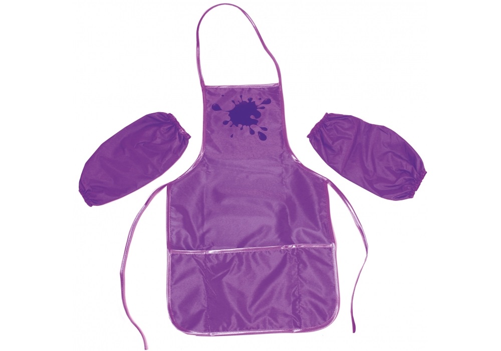 Фартух для творч. та нарукавники "Economix","CoolForSchool" №E61490-12/CF61490-12 фіолет. — купити | Канцелярський Сад