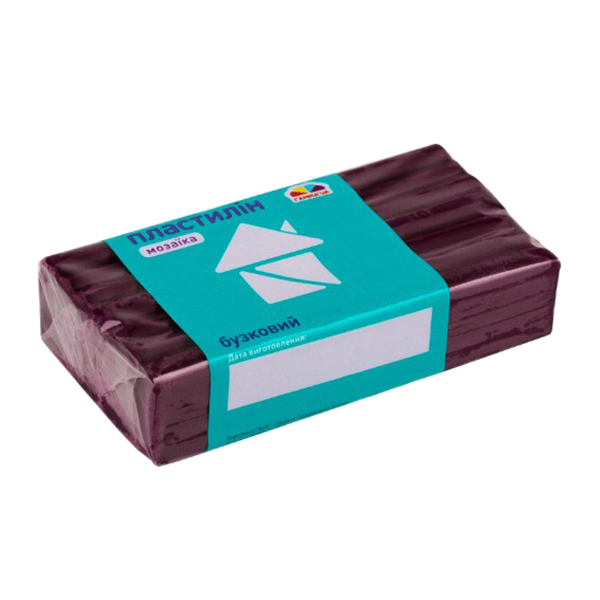 Пластилін "Гамма UA" Мозаїка 50гр бузковий №302325(9)(36) — фото товару | Канцелярський Сад