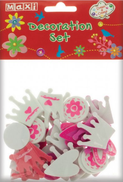 Набір для декорування "Maxi" Серця та корони №MX61611-02(20) — фото товару | Канцелярський Сад