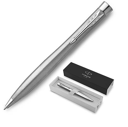 Ручка кульк. "Parker Urban Metro Metallic" №30335 хром — фото товару | Канцелярський Сад