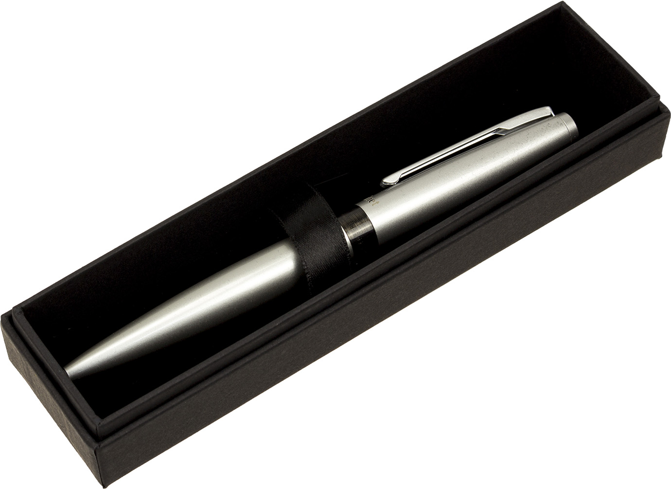 Ручка кульк. "Cabinet/Optima" №O15977 Belt 0,7мм корп. срібло — фото товару | Канцелярський Сад