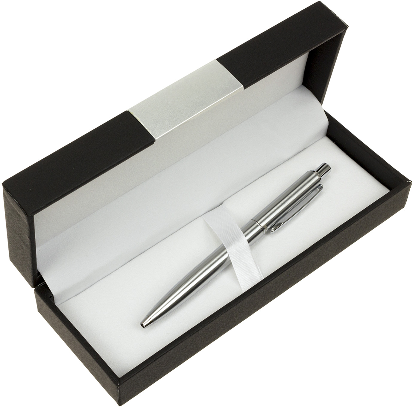 Ручка кульк. "Cabinet/Optima" №O15957-45 Rio 0,7 мм сталева — фото товару | Канцелярський Сад