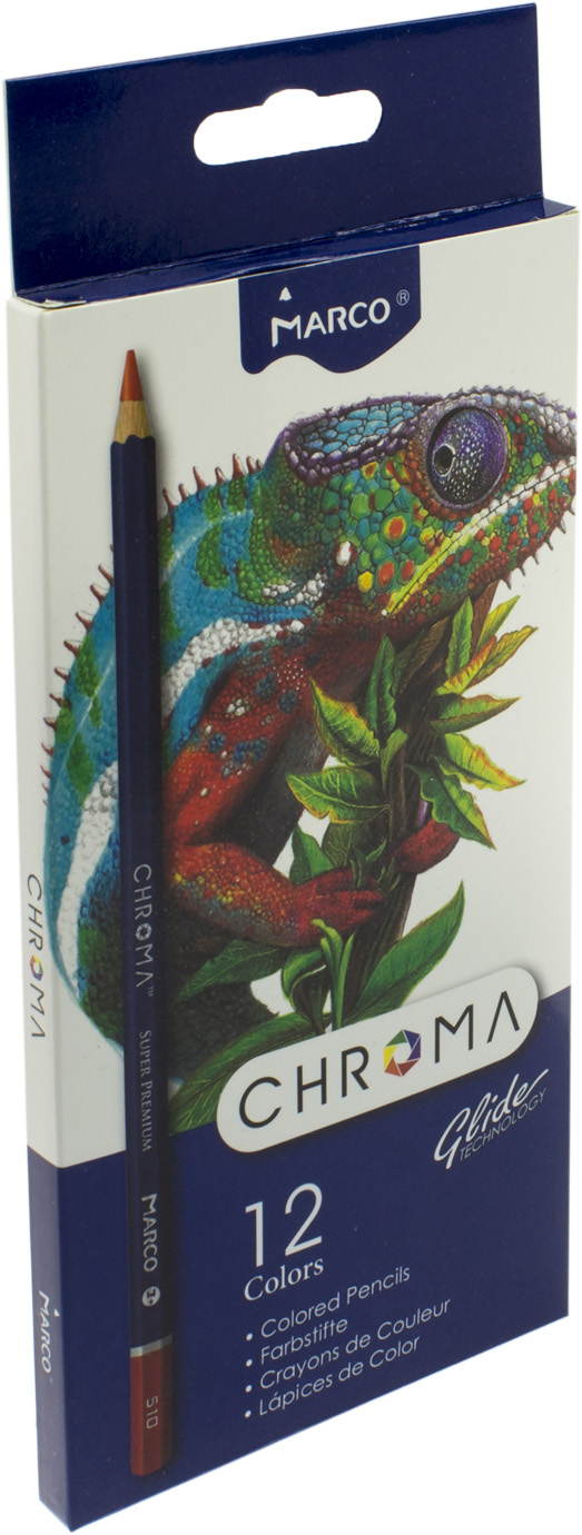 Олівці кольор. 12 кольор. "Marco" №8010-12CB/1336 Chroma(12)(144) — фото товару | Канцелярський Сад