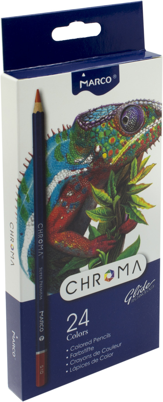 Олівці кольор. 24 кольор. "Marco" №8010-24CB/1350 Chroma(6)(72) — фото товару | Канцелярський Сад
