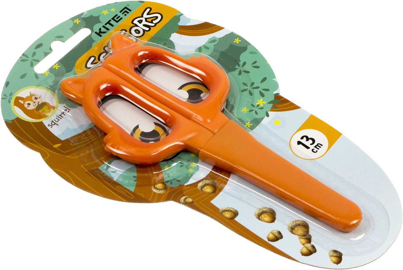 Ножиці дит. "Kite" №K21-017-02 Squirrel 13см(12)(240) — фото товару | Канцелярський Сад