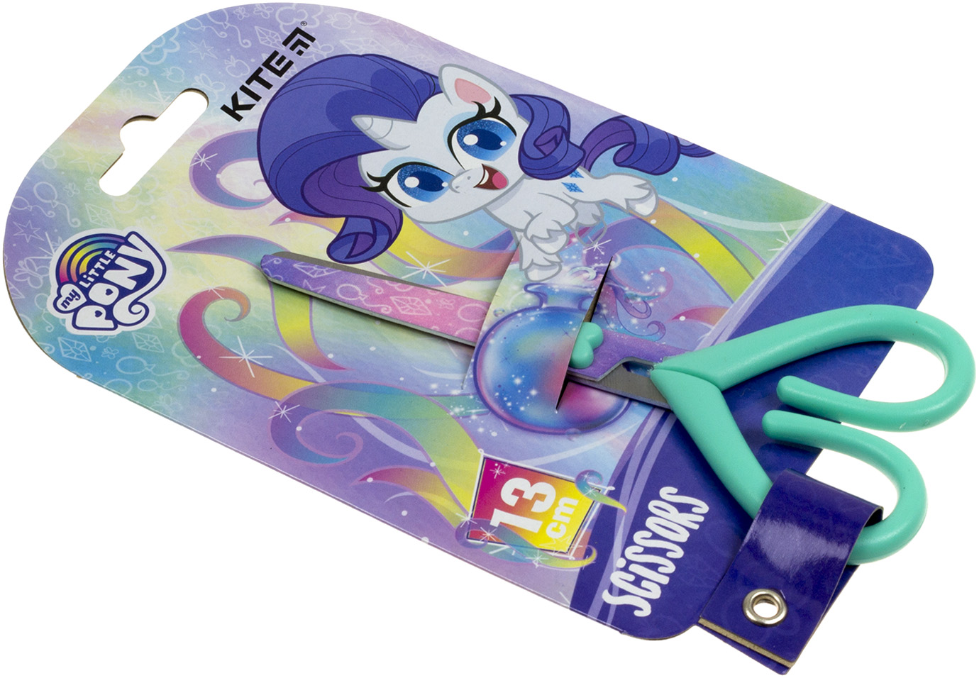 Ножиці дит. "Kite" №LP21-121 Little Pony 13см з мал. на лезі, зелені(12)(240) — фото товару | Канцелярський Сад