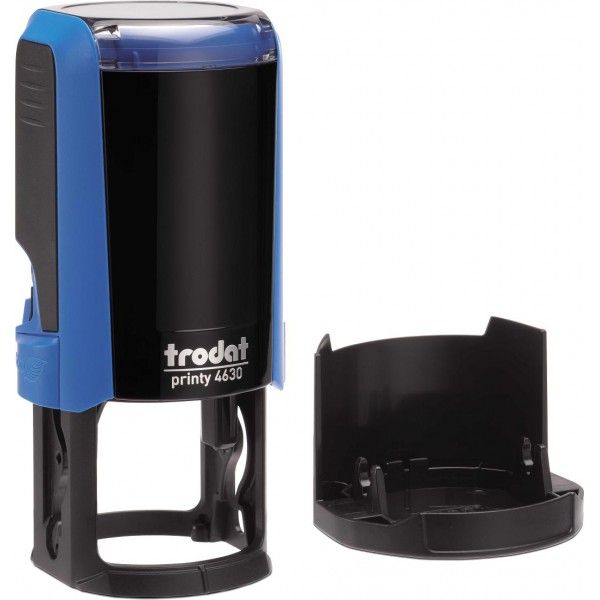 Оснастка для круг. печ. пласт. d-30мм Trodat №4630 (синя) — фото товару | Канцелярський Сад