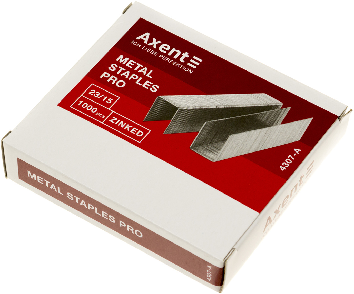 Скоби "Axent" №23/15 (1000шт) №4307-А(200) — фото товару | Канцелярський Сад